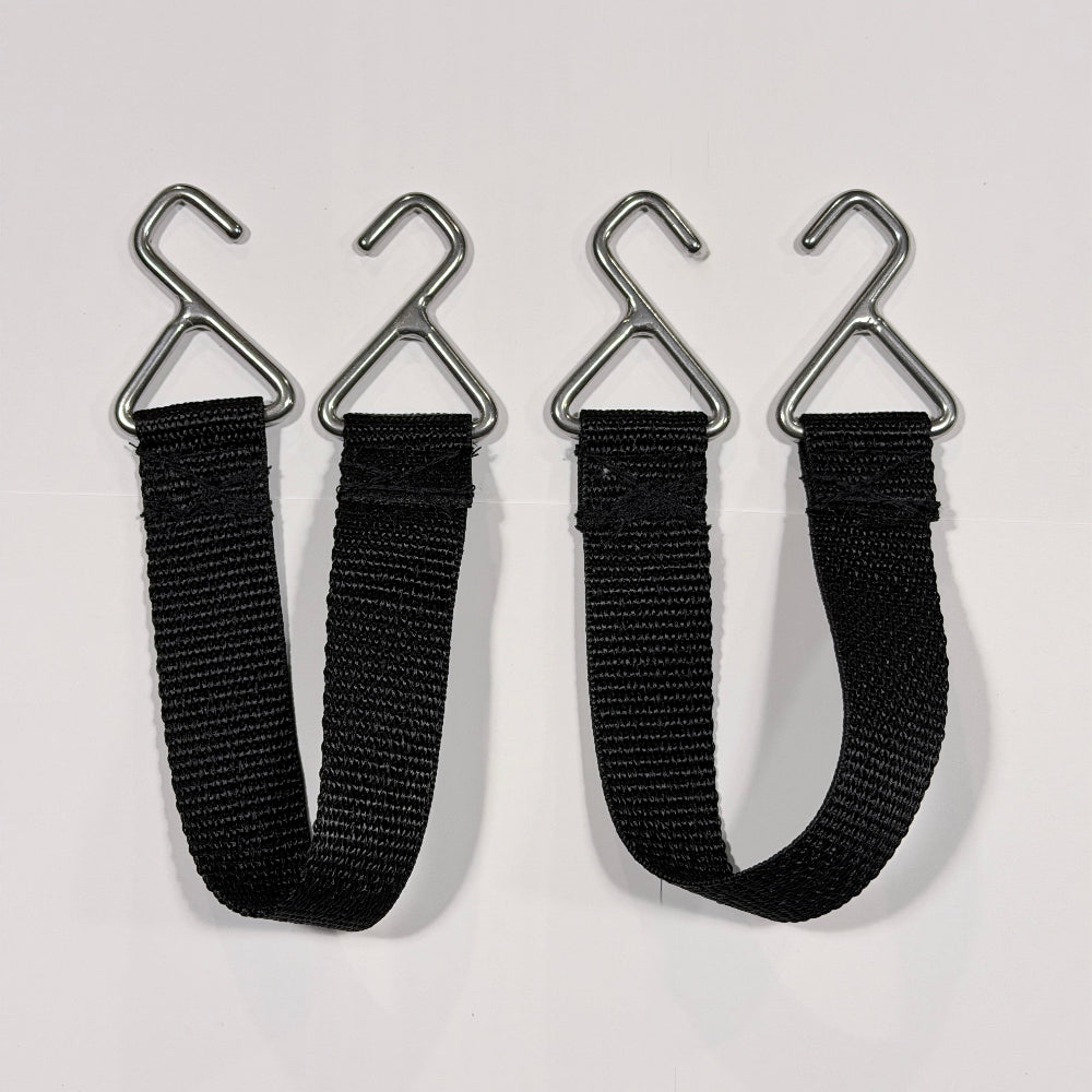 Extenders (2x) for Single Pulley Two-Arm Exercises