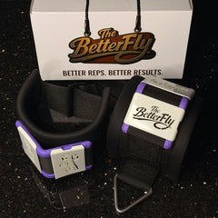 Better-Fly | Grip-Less Support Cuff for Elbow and Knee Isolation Lifting (Pairs)